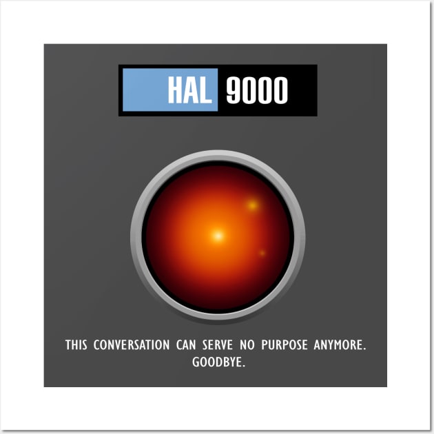 HAL 9000 Conversation Wall Art by SimonBreeze